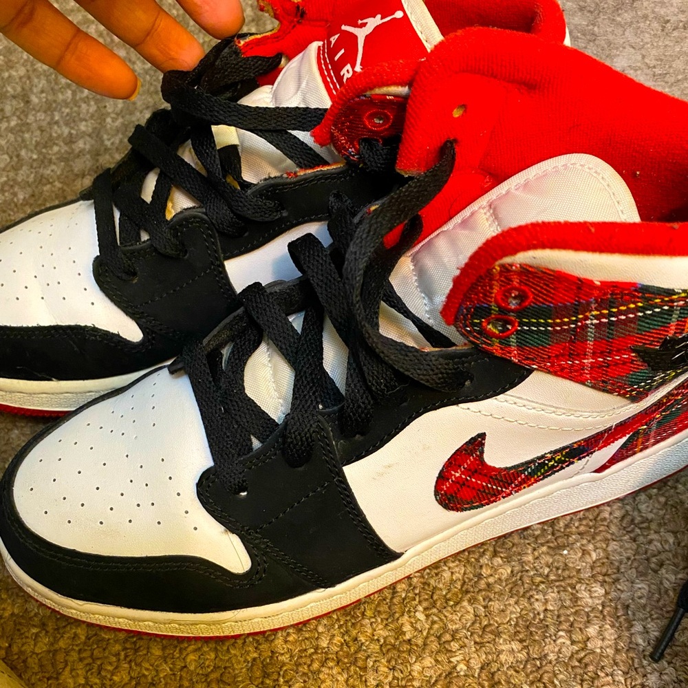 Unisex Plaid Jordan 1s